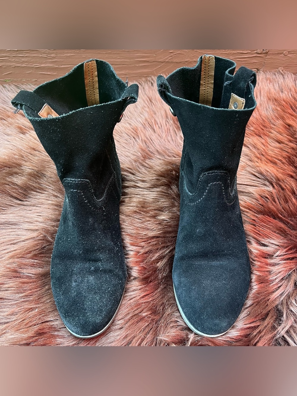 Frye and Co. Black Leather Pull-On Boots
